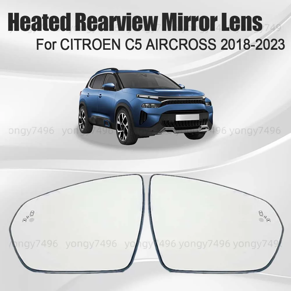 

Car Wide Angle Heated Rearview Mirror Lens For CITROEN C5 AIRCROSS 2018 2019 2020 2021 2022 2023 Cars Accessories Replace
