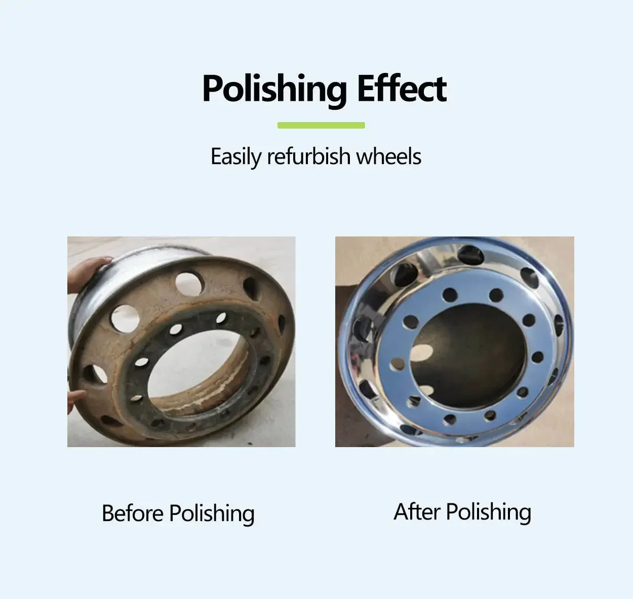 Sale Rim Polishing Equipment Automatic Surface Buffing Equipment for Truck Car Wheel Rims Aluminum Alloy Wheel Hub Polishing - view 5