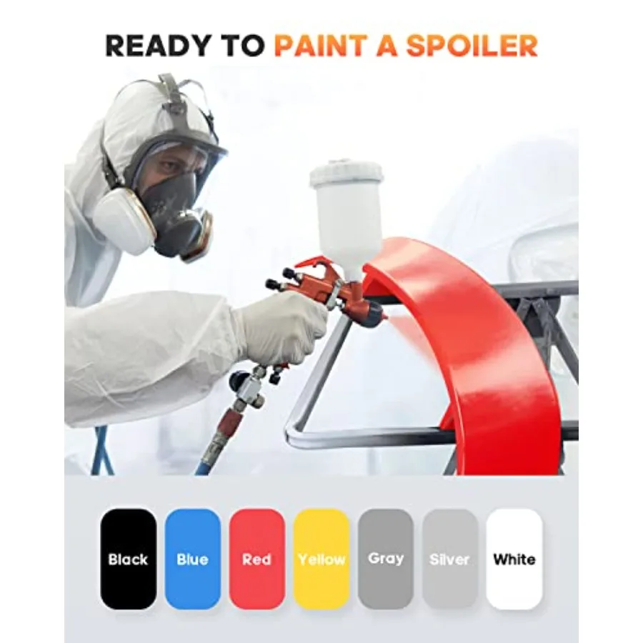 ABS Autoruit Dakspoiler Wing Body Kit Type-R Stijl Fit voor 1996-2000 voor Honda Civic Hatchback mat Zwart Dakspoiler