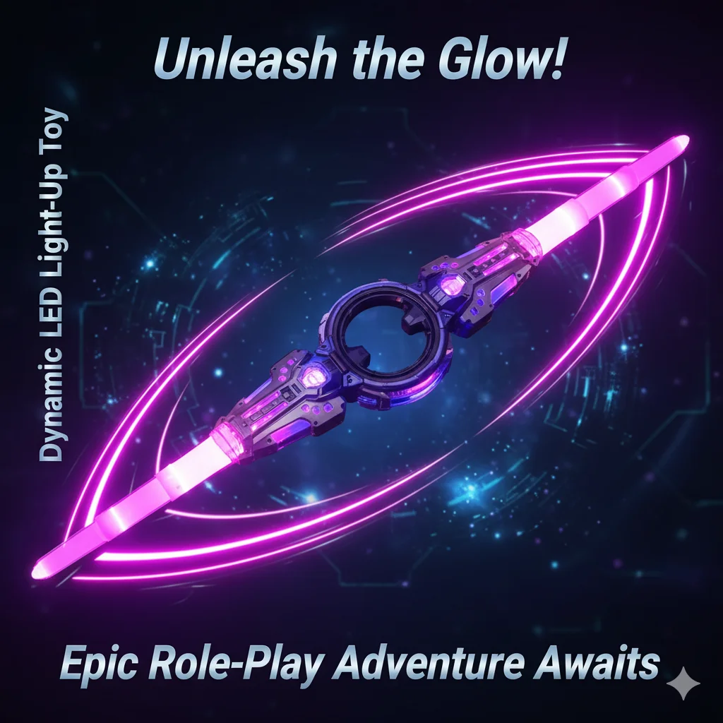 

Double-Edged Lightsaber Sound Flash LED Light Type-C Charging Multi-color Fire Spin Sword Shine Cosplay Sword Toy Party Gifts