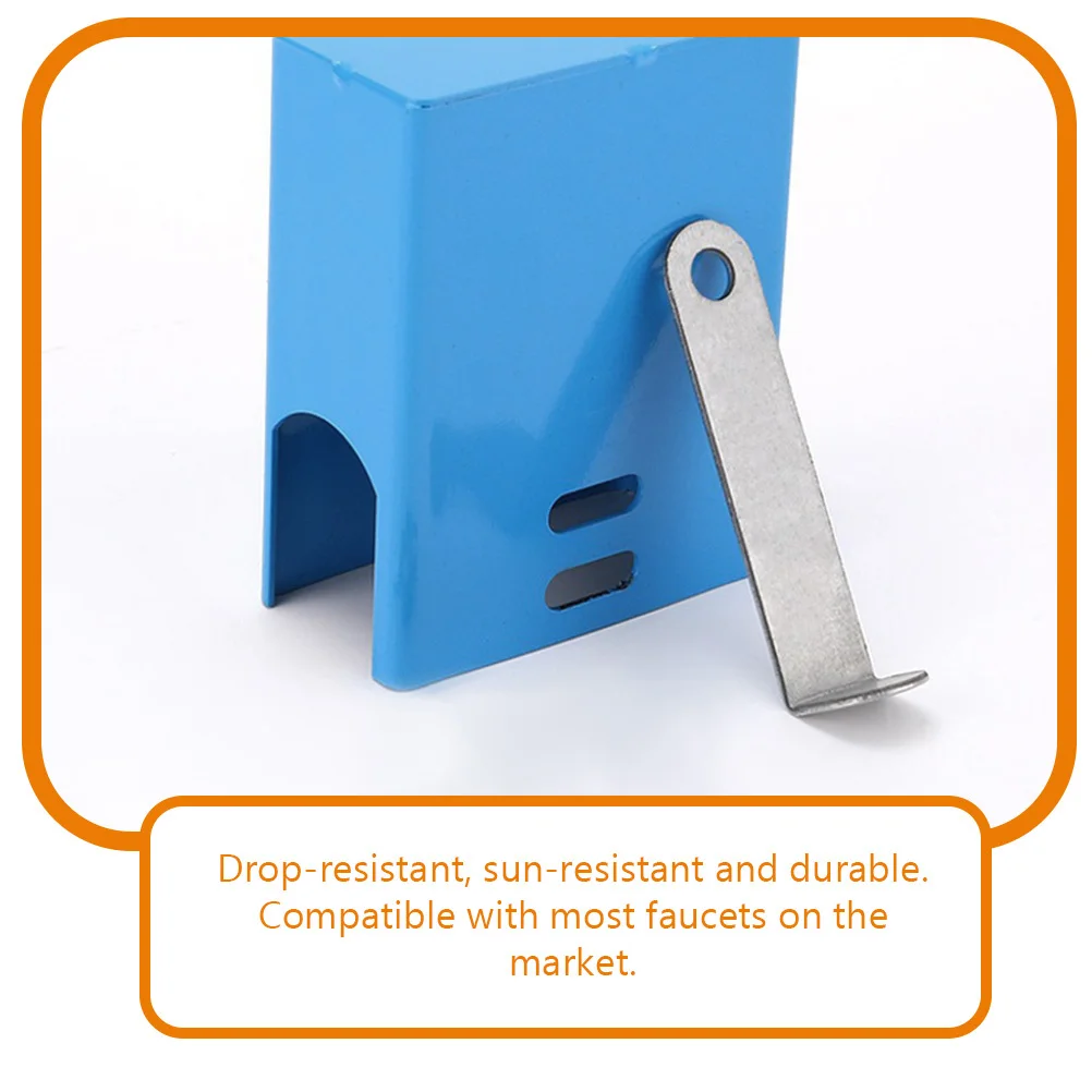 

1Set Water Spigot Lock Antitheft Faucet Cover Compatible Most Faucets Easy Installation for Parks Schools Backyards Durable