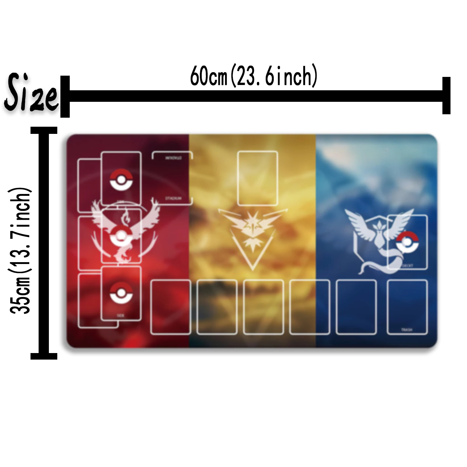 PTCG For Pokemon Battle Playmat Trading Card Game Mat Dedicated Card Play Against Table