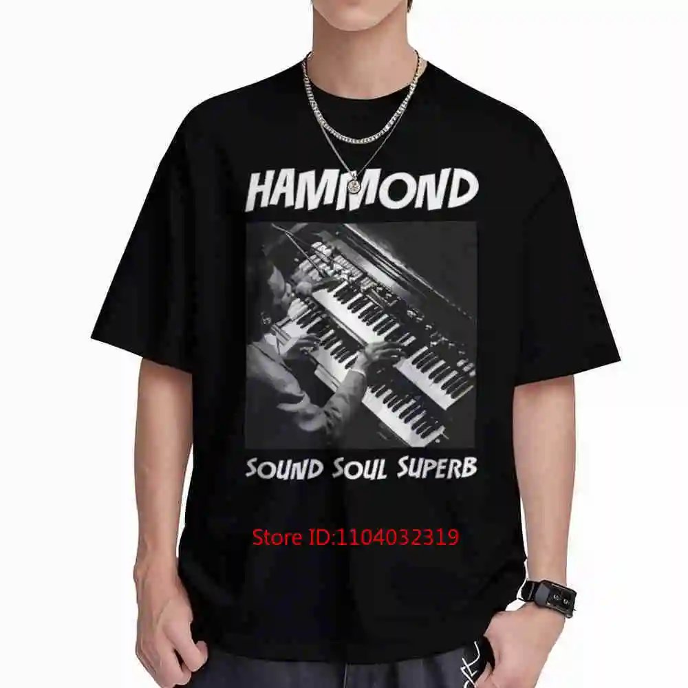 Hammond Sound Soul Superb Short Sleeve Tee 100% Cotton T-Shirt