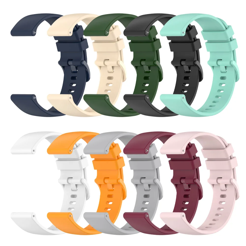 Outdoor Sport Silicone Strap For COLMI Band C61/C81/P73/P71/P68/P28 Plus/P76/I31/V68/V70/M42 20mm 22mm Bracelet Watchband Correa