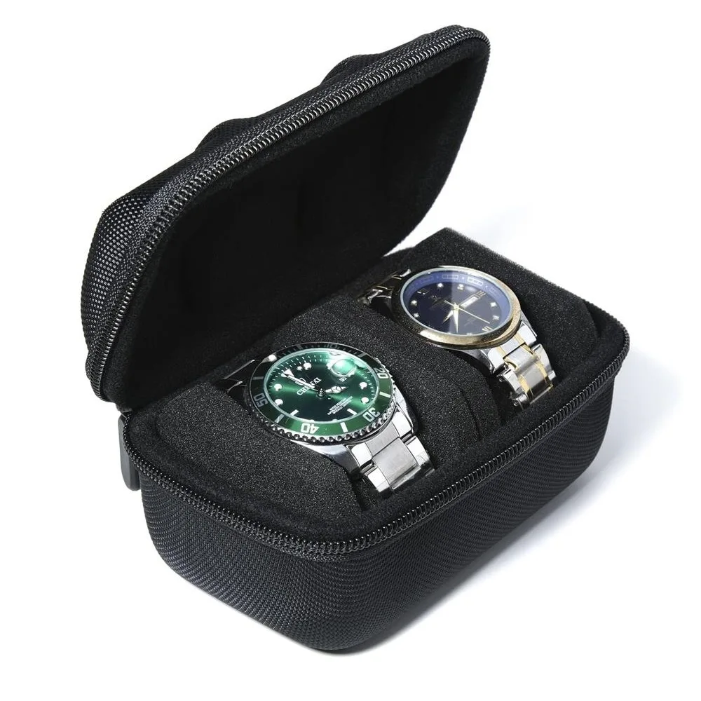 Horlogebox Organizer Horloge Reiskoffer Draagbare opbergruimte Horloge Displayhouder voor polshorloges en slimme horloges Heren Dames Cadeau