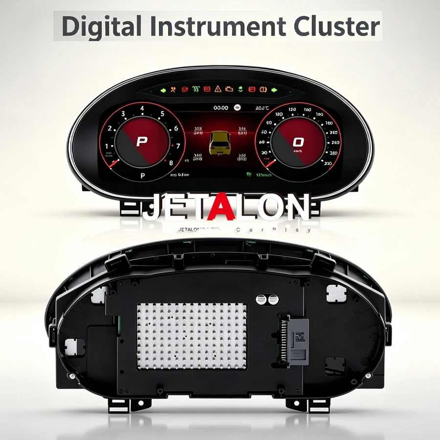 For Skoda Octavia 2015-2020 LCD Display Digital Speedometer Dashboard Virtual Cockpit Instrument Cluster Car Interior Upgrade