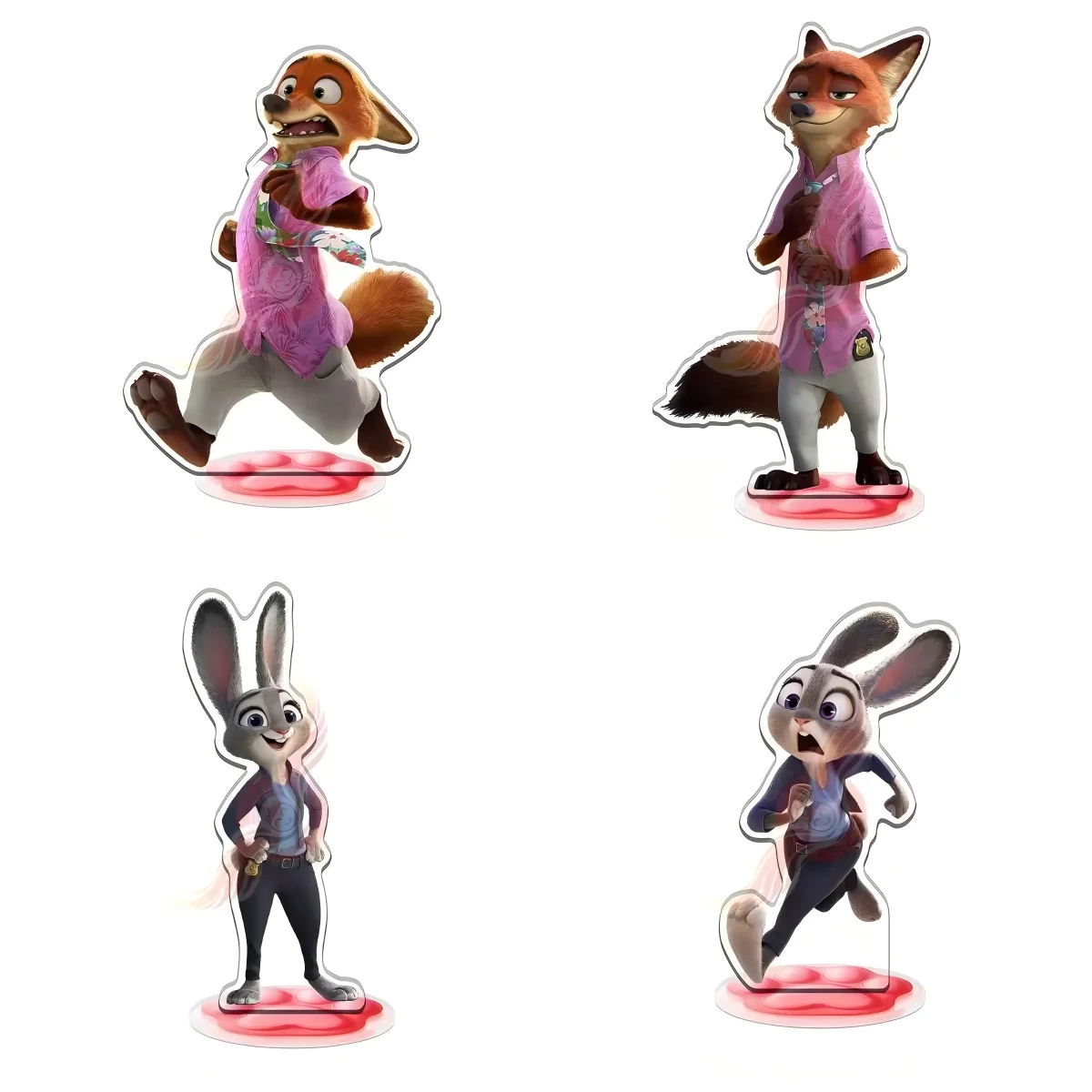 ズートピア ズートロポリス ジュディ ニック アクリルスタンド モデルプレート 装飾 オリジナリティ デスクフィギュア ディスプレイ ファンギフト 新しいアクセサリー