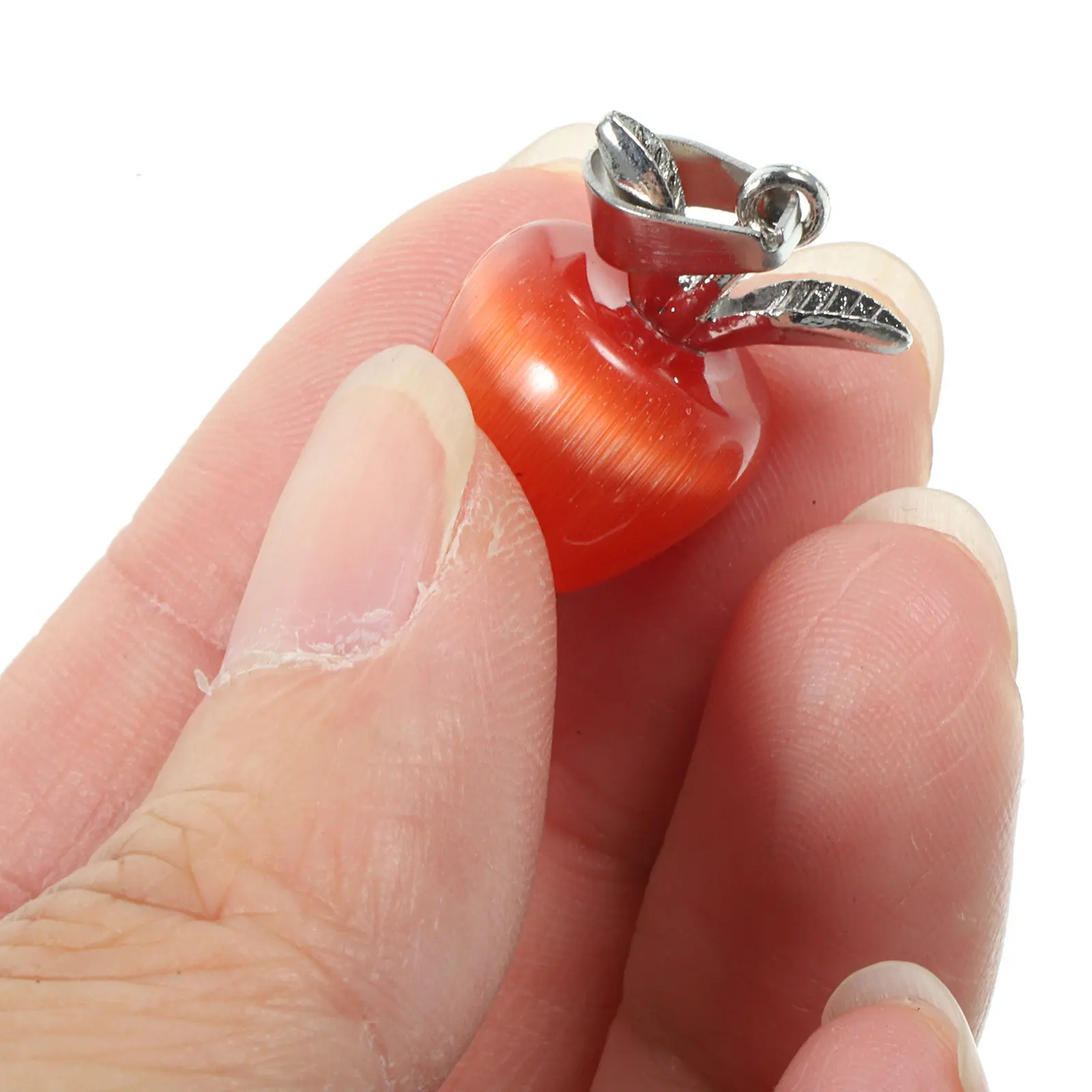 

10Pcs Cat Eye Stone Pendants Safe Durable Charms for Jewelry Making DIY Projects Bracelets Necklaces Earrings Keychains