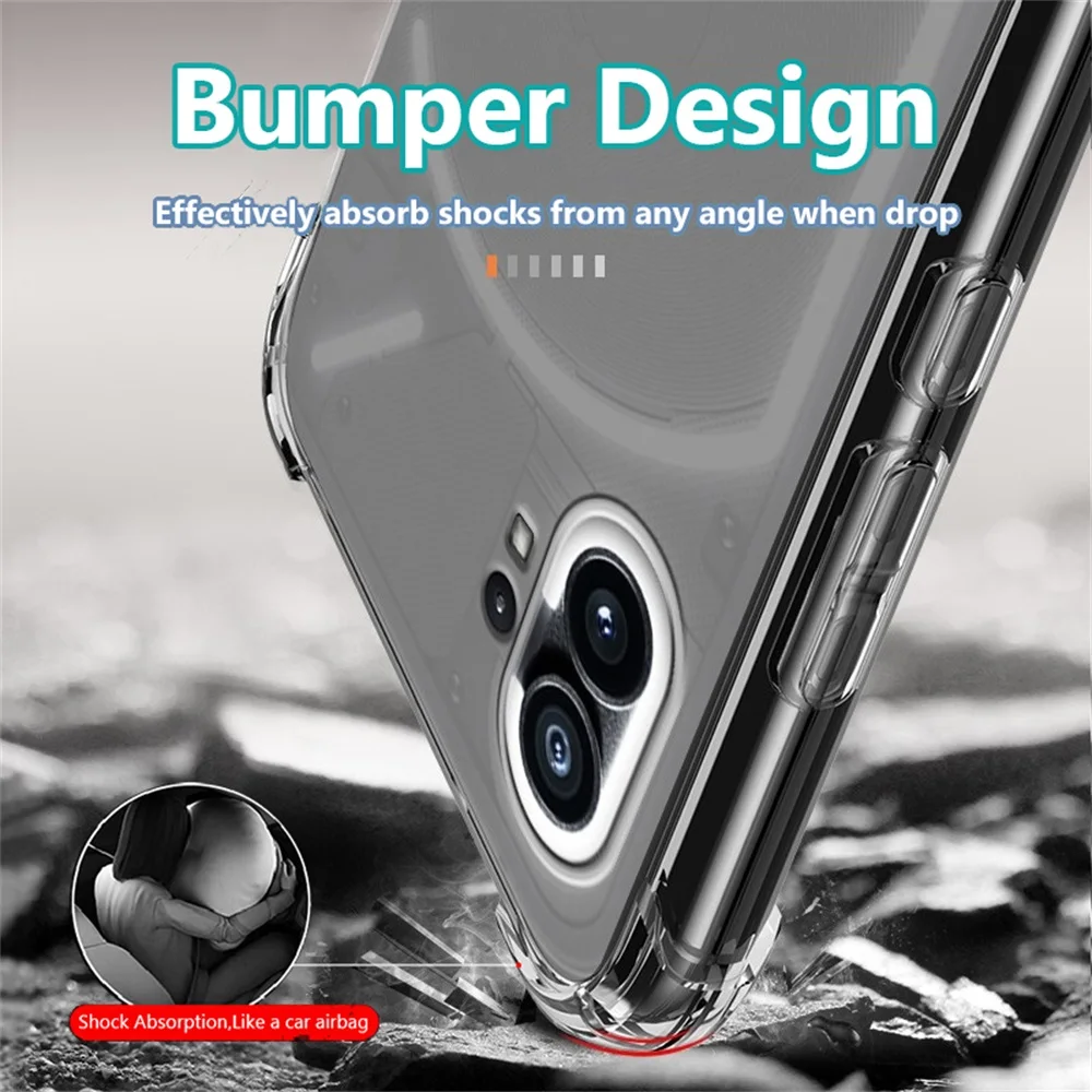 Clear Magnetic Case For HMD Vibe2 Aura 2 Key Arc Skyline Fusion Crest Pulse Pro Plus 4G TPU Shockproof Casing Protective Cover