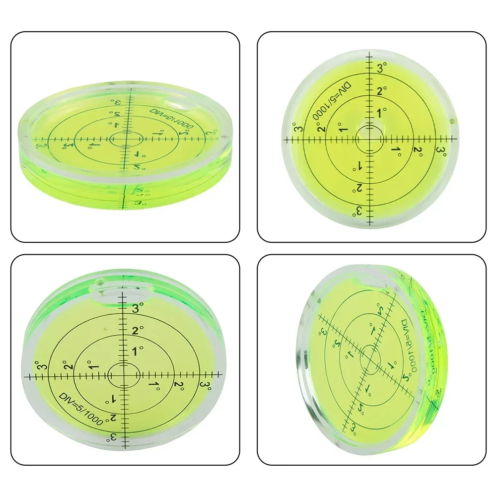 1pc PrecisionBubble Level Degree Mark Round Circular Measuring Kit Environmental Bulls Eye Horizontal Leveler