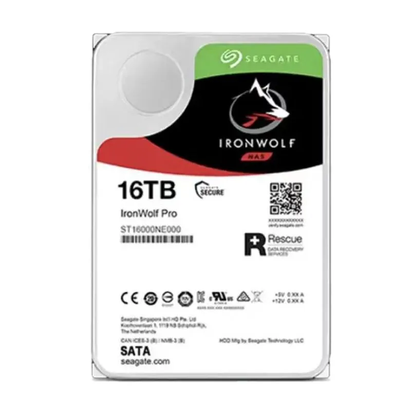 

FOR Seagate IronWolf Pro 16TB Internal Hard Disk 7200RPM 3.5" (ST16000NE000) HDD NEW