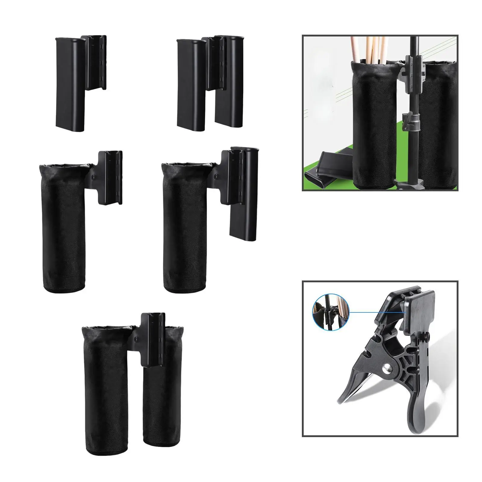 

Держатель для барабанных палочек, прочный, простой в установке органайзер, сумка для барабанных палочек, чехол для барабанных палочек для начинающих, профессионалов, подарки для любителей барабанов