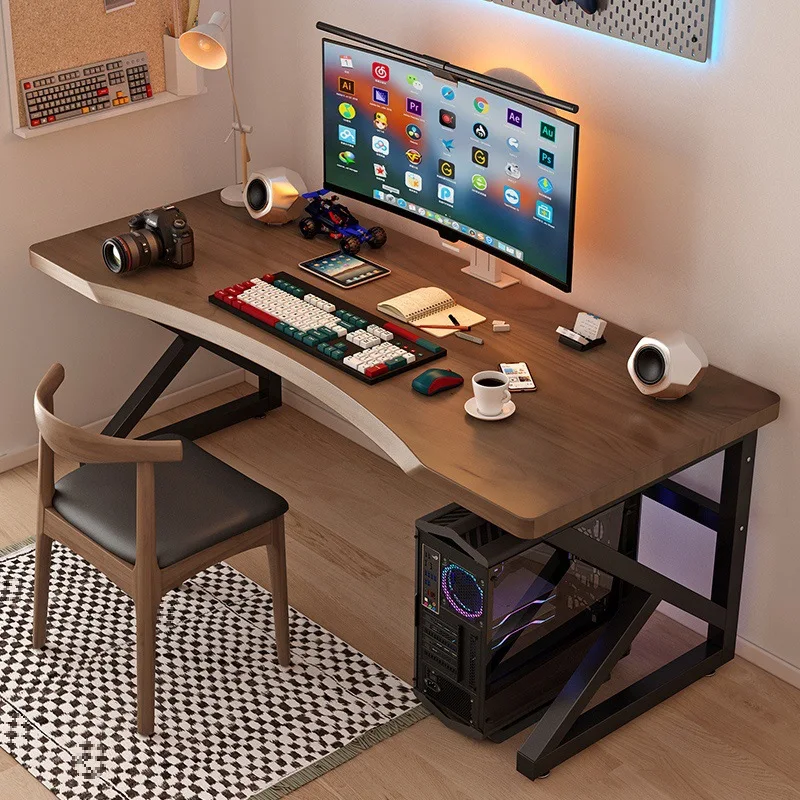 

Solid Wood Desk Computer Desk Writing Table Long Table Bedroom Home E-sports Table Bedroom