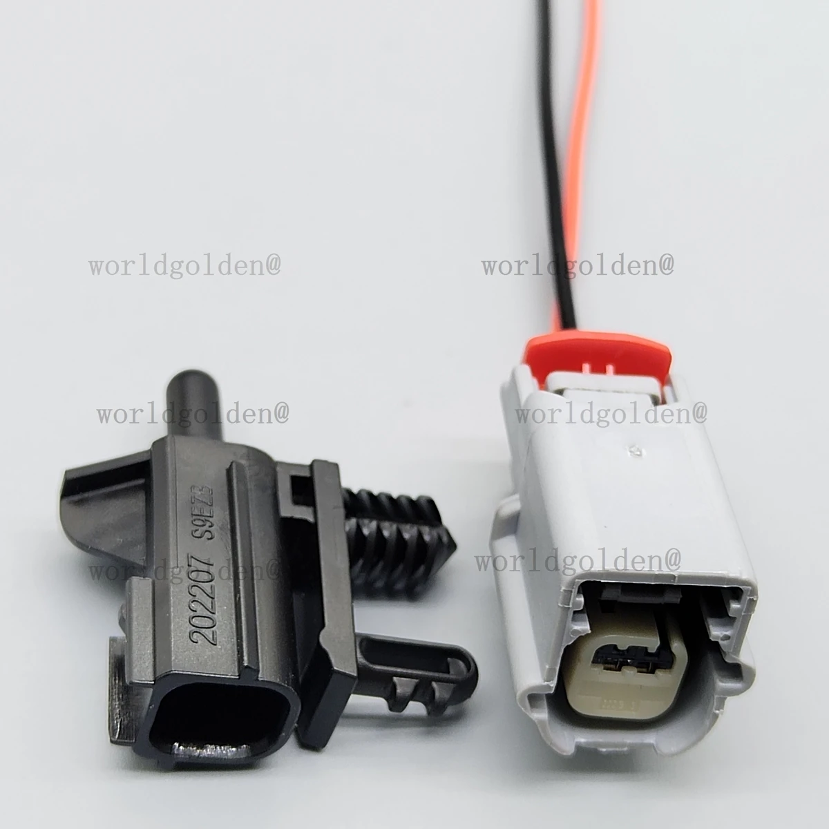 AU5Z-12A647-B AU5T-12A647-AC Air Temperature Sensor Connector Plug for Ford Fusion F-150 Wiring Repair