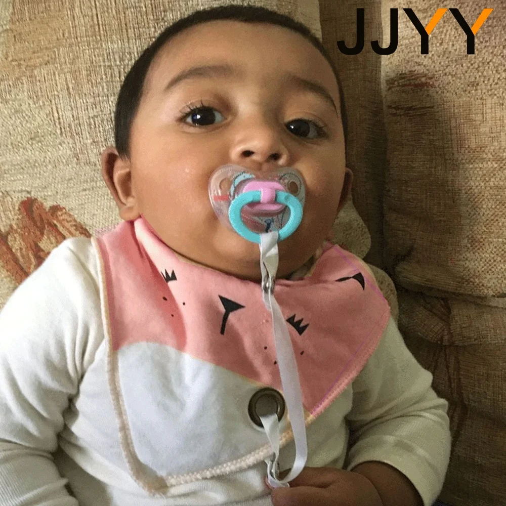 Waterproof Baby Bib with Pocket Triangle Design Anti-Dirty Saliva Towel Pacifier Chain for Infants Feeding Essential