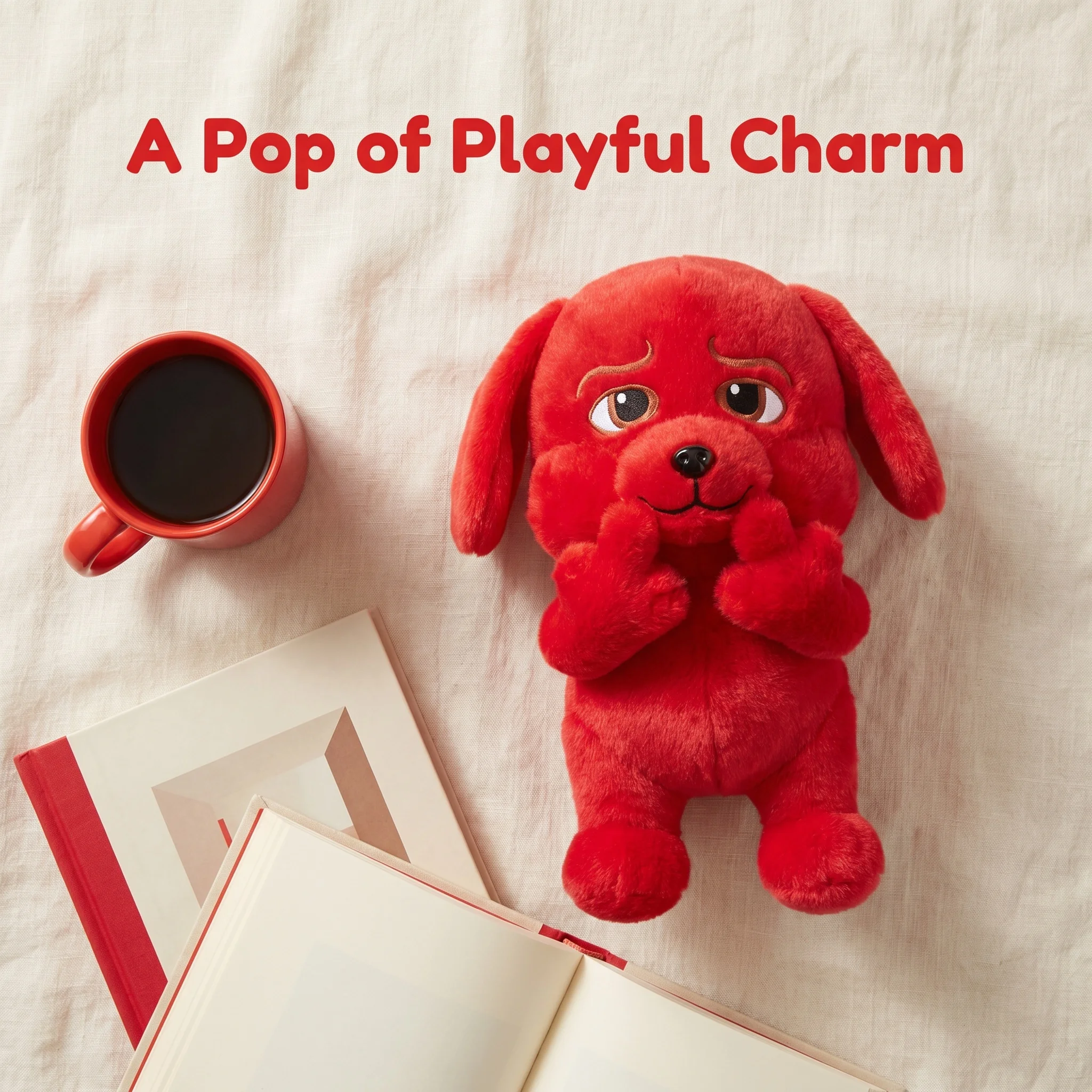 25cm 45cm Novelty Funny Cartoon Puppy Plush Doll Soft Fluffy Hilarious Stuffed Toy Prank Gift For Friend Party Home Decor