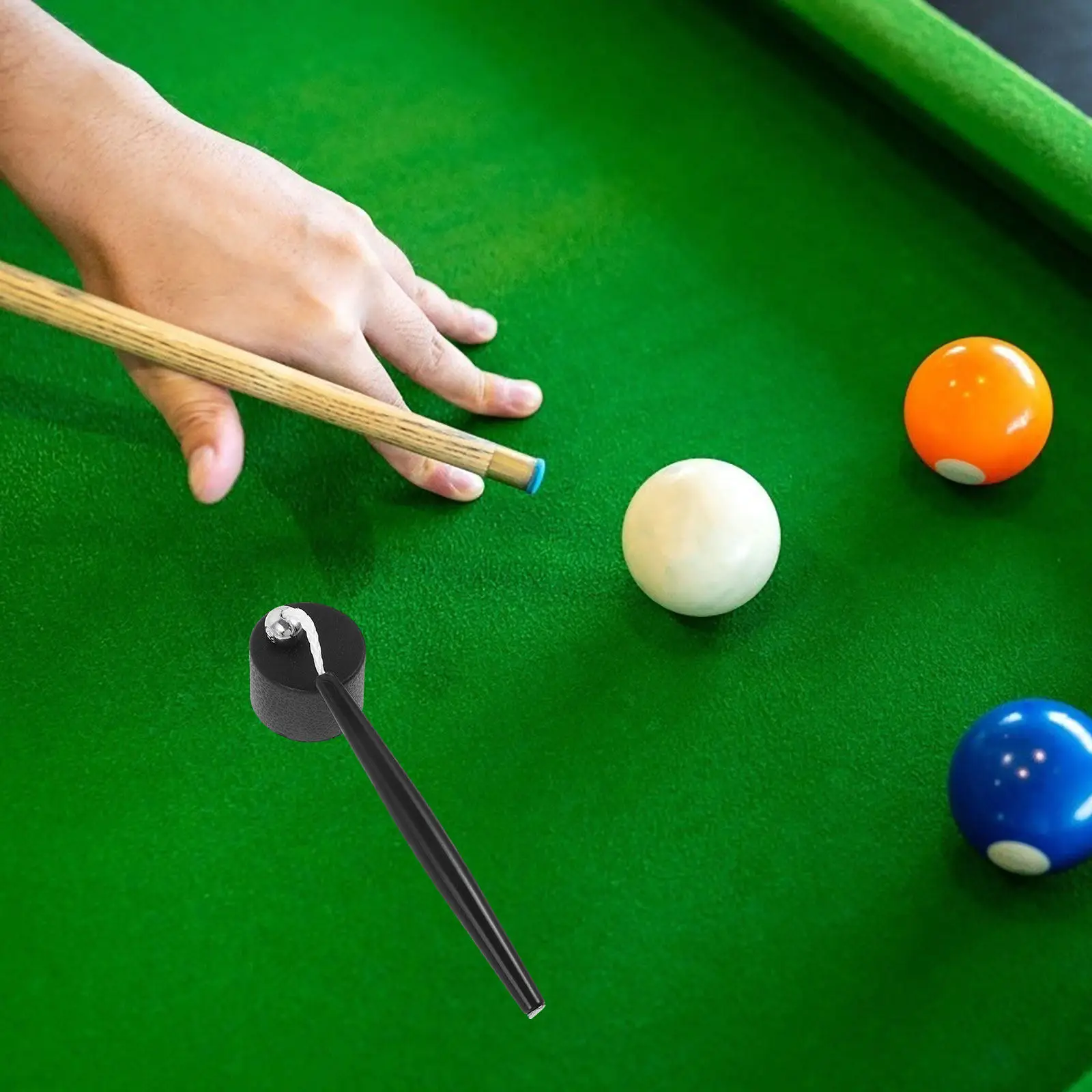 

Snooker Chalk Holder Premium Metal Plastic Construction Non Fade Deform Resistant Multifunctional Billiard Supply Cue Chalk