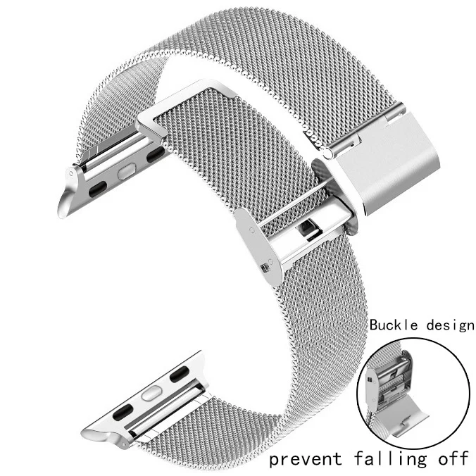 Correa de Metal con hebilla para Apple Watch, pulsera de acero inoxidable Ultra de 49mm, 45mm, 41mm y 44mm, Serie 9, 8, 7, 6, 2 SE