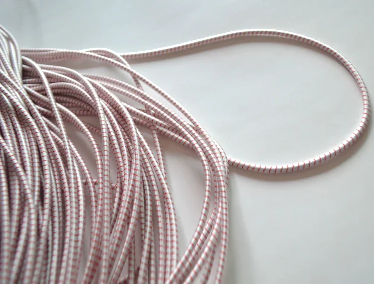 Tent Poles String Rubber Bands Shock Cord Tent Rod Elastic Rubber Bungee Cord Accessory 2.45mmx20m