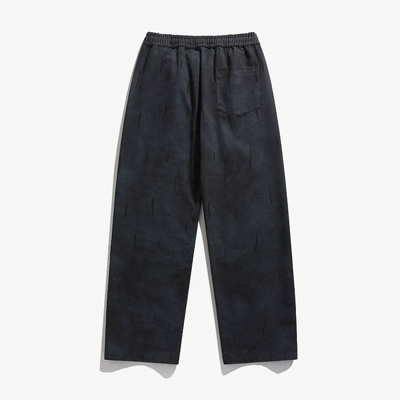 Casual Pants Men's Outdoor Travel Trousers Elastic Drawstring