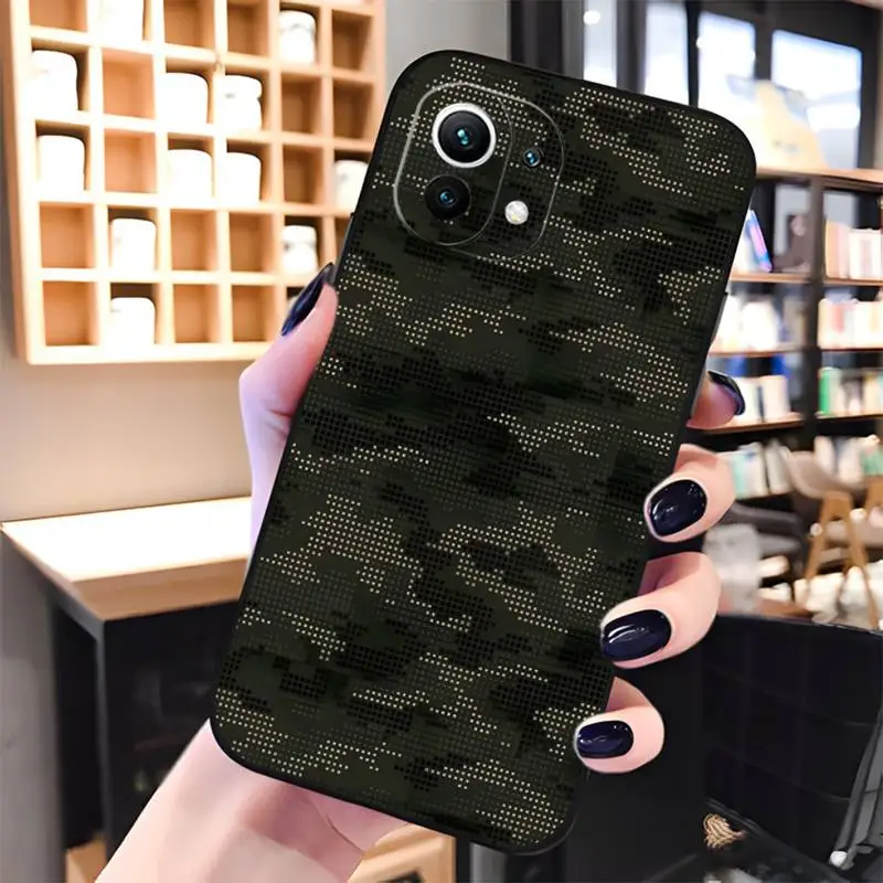 Military Army Camouflage Phone Case Funda For Redmi Note 11 11E 10 9 8 7 Pro 10T 8A 9S 8T 7A 9A Plus Macia Shockproof Back Cover