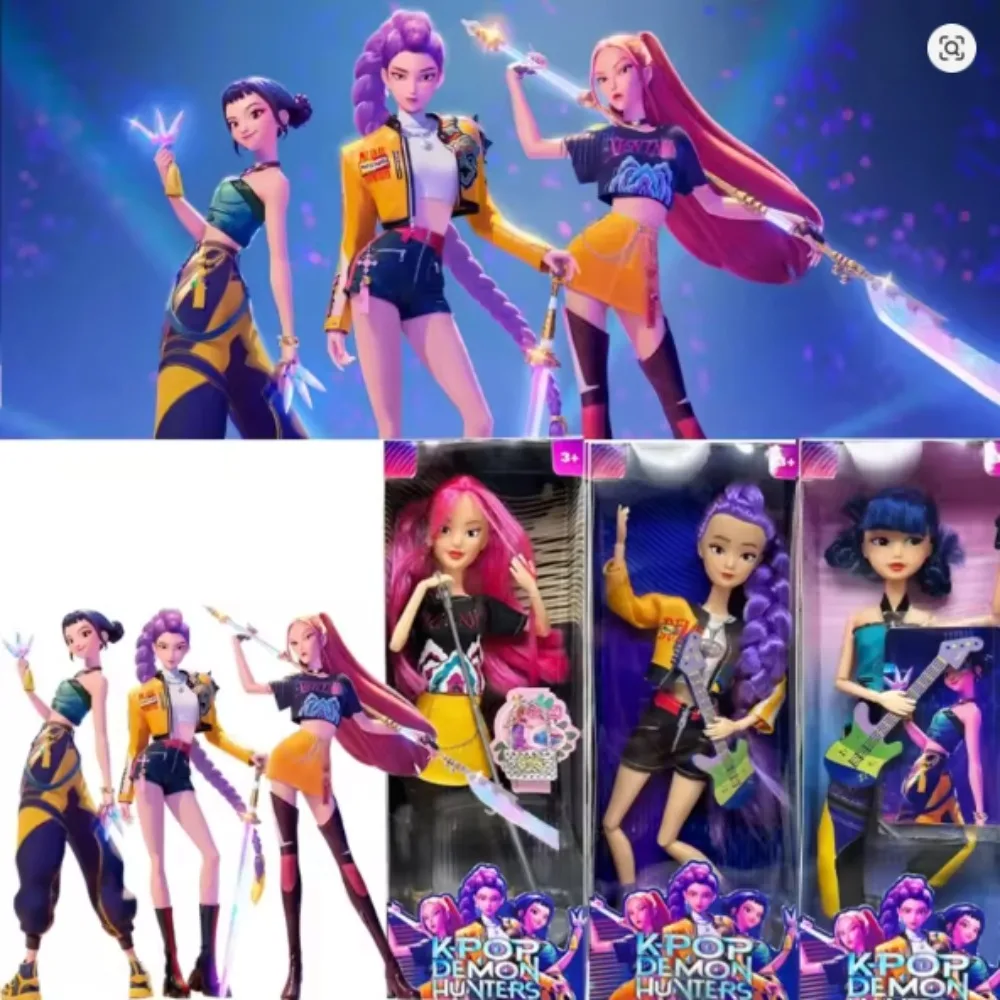 K-Pop Demon Hunter 30cm Model PVC - Kolekcjonerska Figurka Zabawka Dekoracja na Biurko Zabawka dla Dzieci