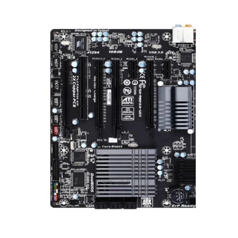 Soquete AM3 + DDR3, 32GB, Desktop Mainboard, SATA III, USB3.0, GA-990A-FXUD3, apto para AMD, 990X, 990FX