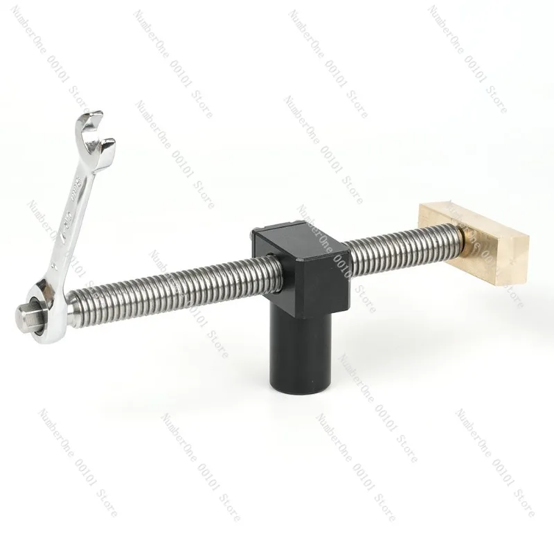 Woodworking table vise tenon stopper fixing locking accessories brass stainless steel ratchet
