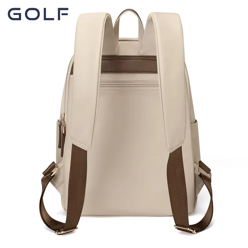 GOLF Backpack Bags for Women 2024 New Retro Simple School Bag Oxford Waterproof College Students Backpack Anti Theft Female Bags