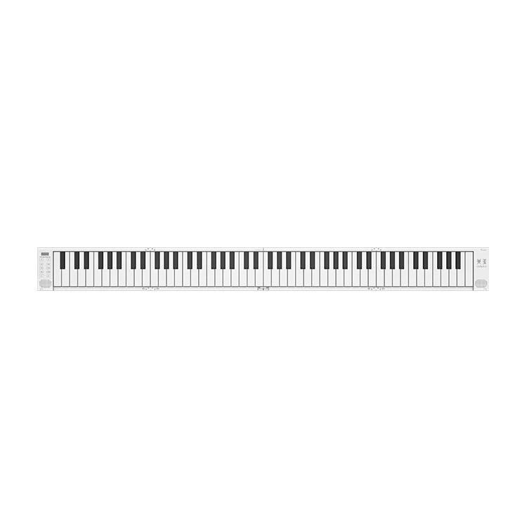 Midiplus 88 Keys Foldable Electronic Piano Portable Piano Keyboard 128 Tones Dual Speakers Headphone Output Sustain Pedal