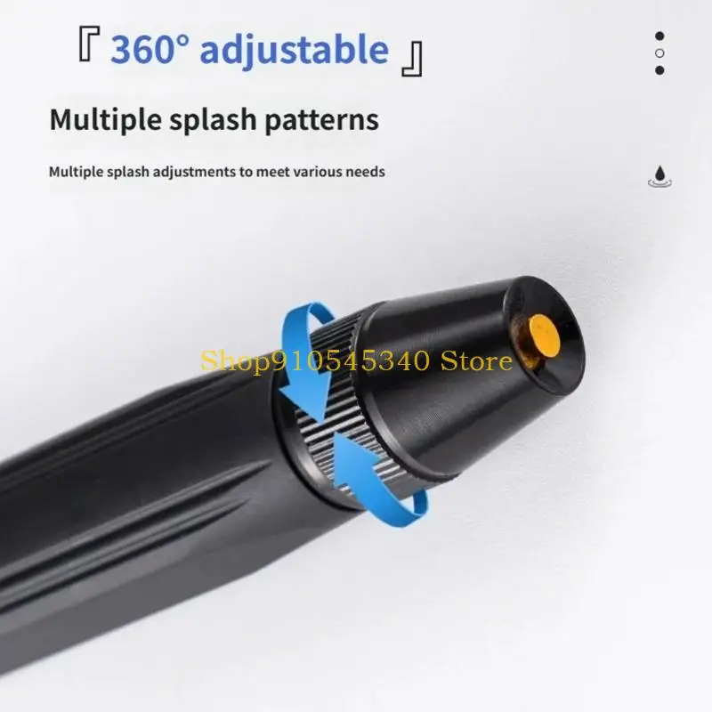 U2JA Leak Proof Heavy Duty Plastic Water Hose Nozzle With Rotating Head And Leak Proof Design For Washing Home Cleaning