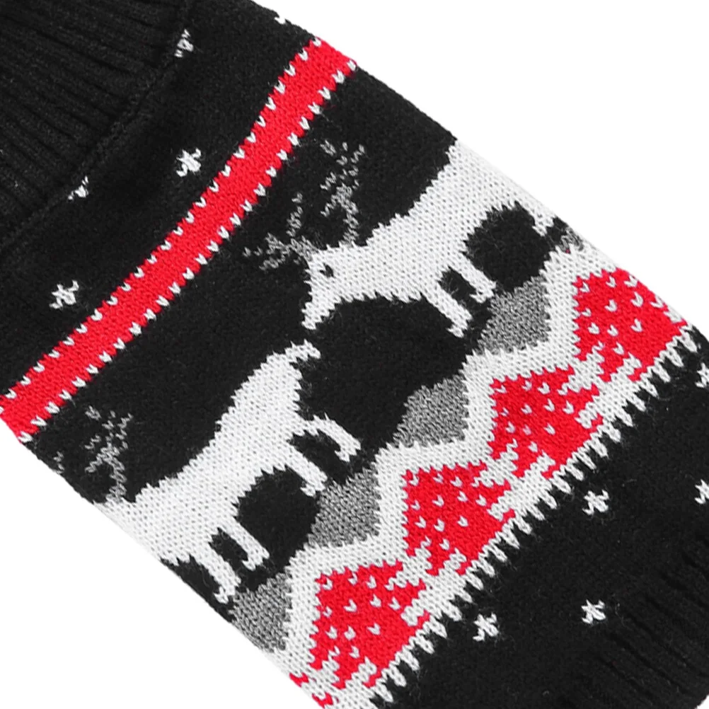 

Puppy Cartoon Elk Forest Pattern Warm Sweater Dog Christmas Size 2Xl For Walking Jogging Outdoor Dog Clothes Party Costume