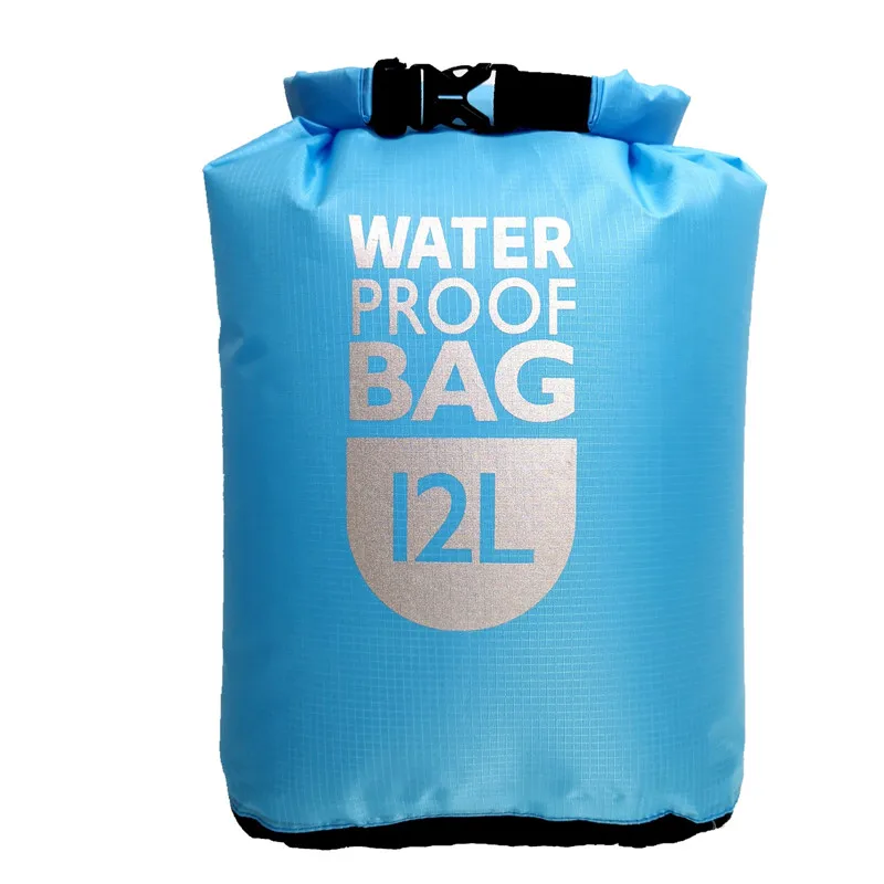 Sacca impermeabile borsa a secco sacco nuoto Rafting kayak fiume Trekking galleggiante vela canoa resistenza all'acqua