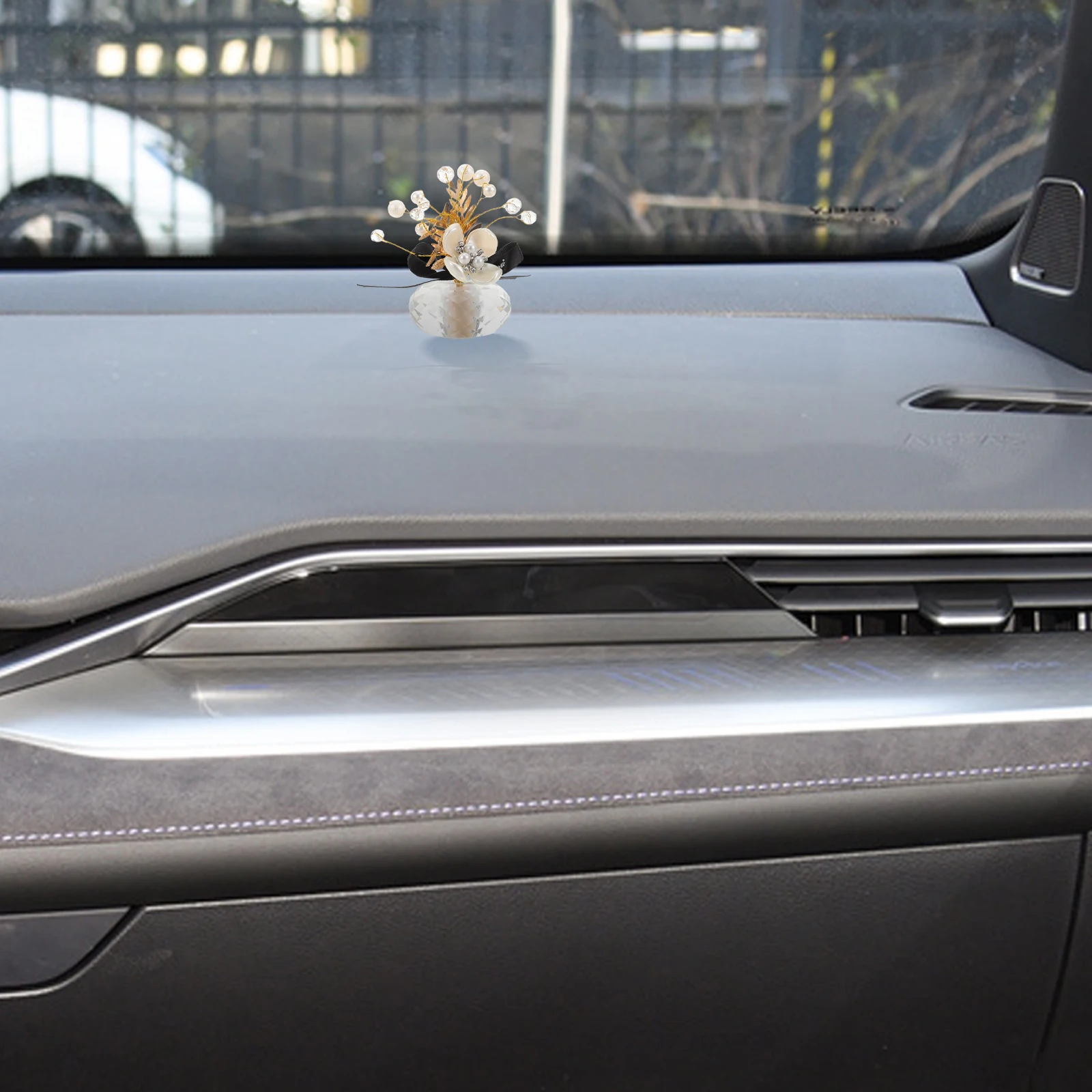 

Crystal Car Accessories Dashboard Decor nament Rhinestone Automotive Center Console Decoration Dash Accessories