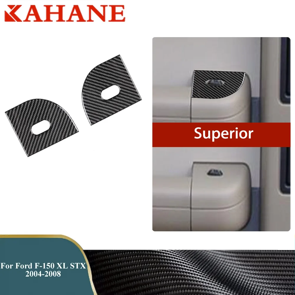 

For Ford F-150 XL STX 2004 - 2008 Premium Carbon Fiber Car Interior Stickers - High-Gloss Decorative Trim Kit Accessories