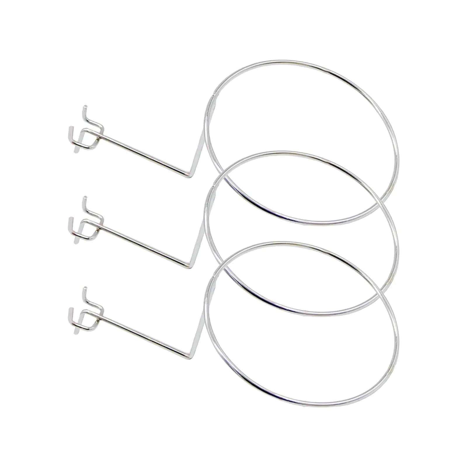 Pegboard Cap Organizer Rack, 5.1 Inch Diameter, Wall-Mount for Various Uses