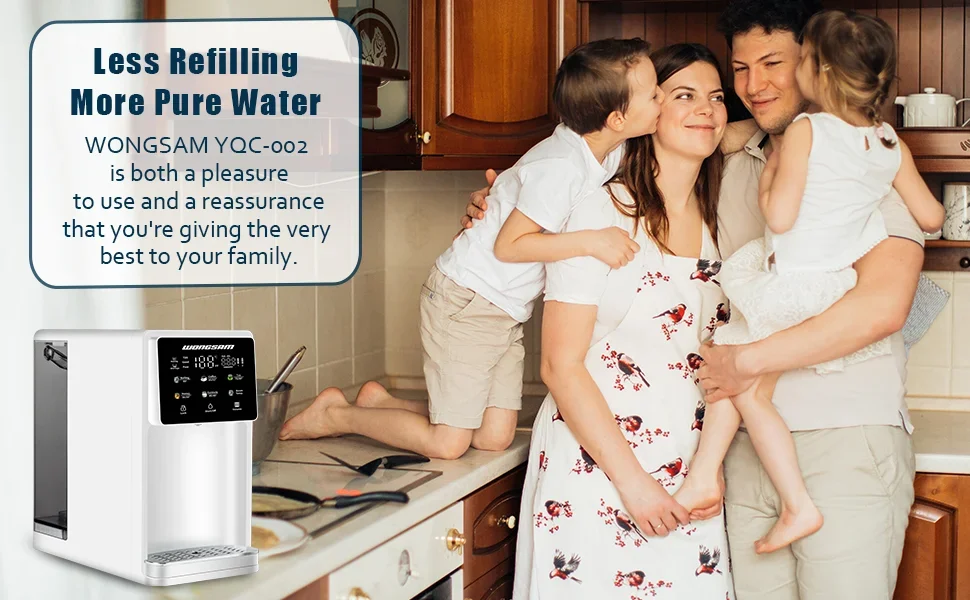 YYHC-Touch Screen Countertop Reverse Osmosis Water Purifier Hot and Cold Drinking Water Filter Desktop Water Dispenser - Image 5