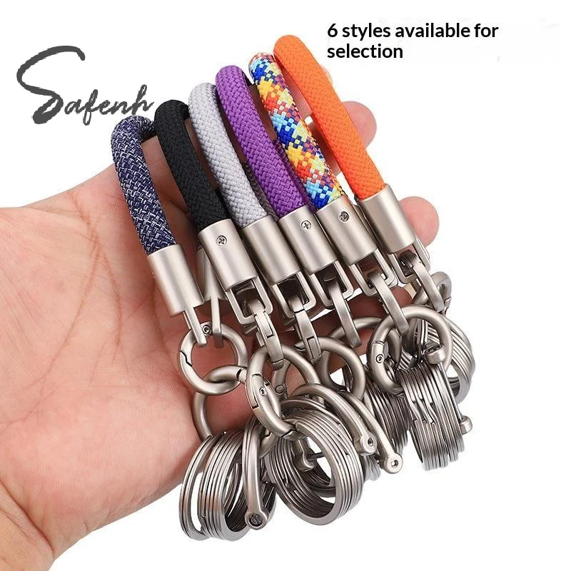 New Short Finger Phone Lanyard,Multi Functional Classification Management Keychain,Anti-Loss Strap For Car Key Fob Keys Wallet