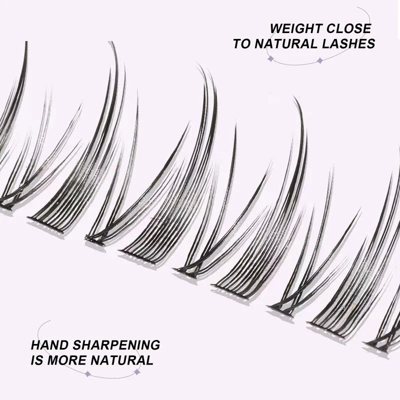 Manga Lashes 3 Reihen 3D Faux Nerz Wimpern Natürliche falsche Wimpern Anime Wimpern Weiches Licht Natürliche Wimpern Verlängerung Make-up – Detail 26