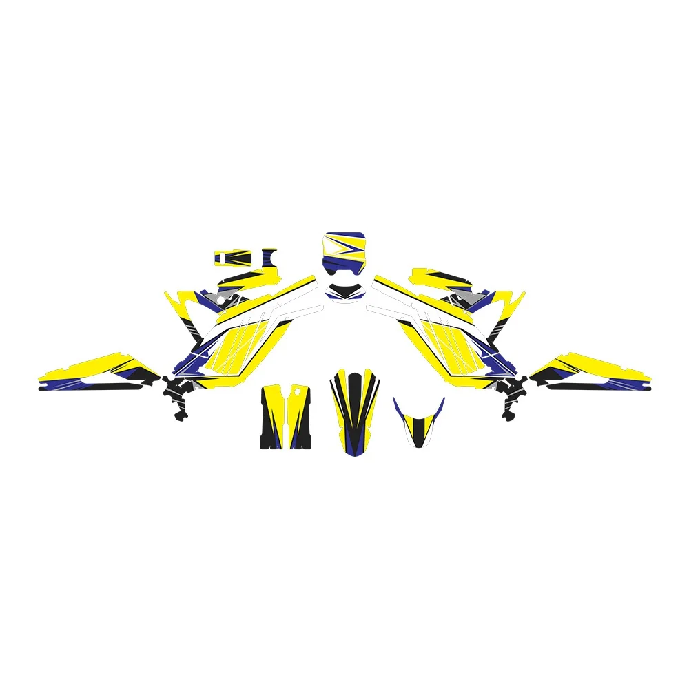 Fit For Surron Light Bee Motorcycle Fairing Graphic Background Decals Sticker Kit Accessories Waterproof Anti-Scratch
