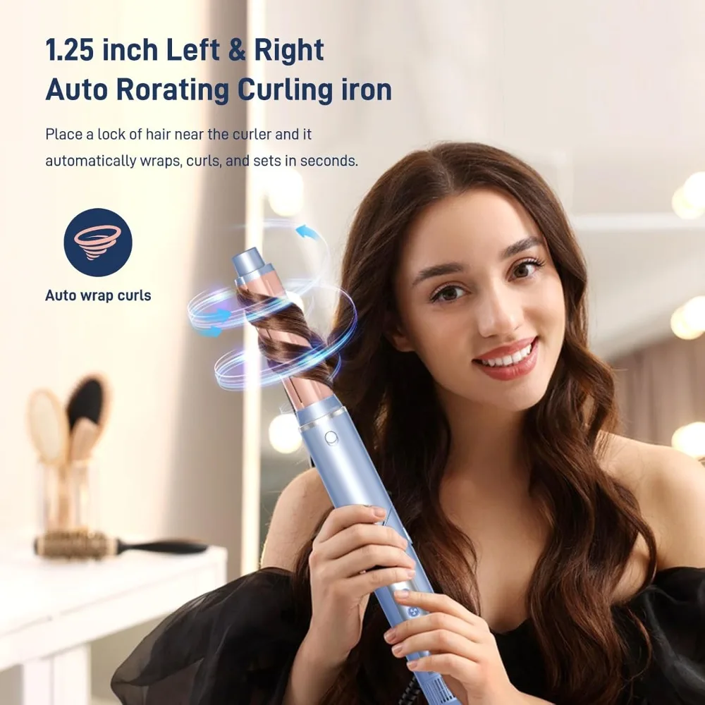 

Hot Air Multi-Styler - 5 in 1 Professional Hair Wrap Styler Set with Air Curlers, Hair Dryer Brush - Hot Sale