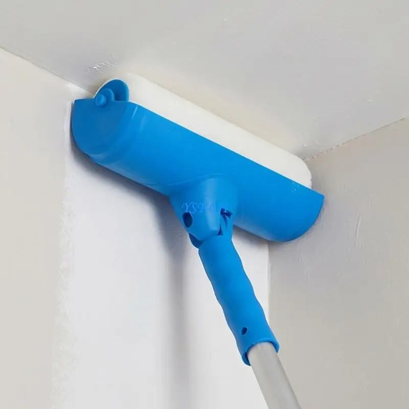 E15A Ceiling Paint Roller No Drip Set No Splatter Brush 10Inch Extendable Paint Roller for Painting Ceilings Walls Doors