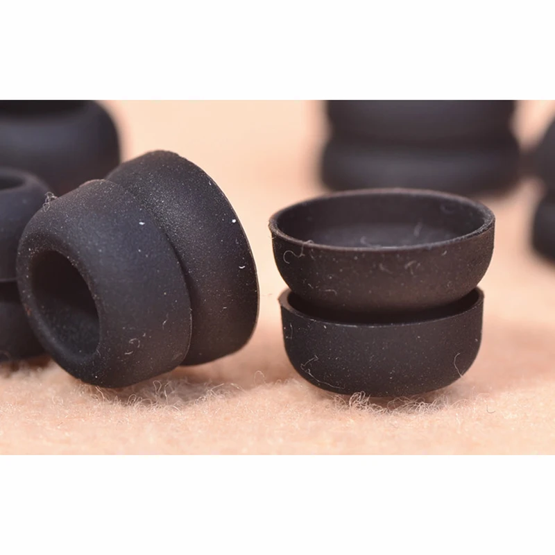 แผ่นรองหูซิลิโคนสองชั้นหูฟังอินเอียร์หูฟังเอียร์บัดสำหรับ IE80 Sennheiser IE60ฝาครอบหูฟัง6ชิ้น/3คู่