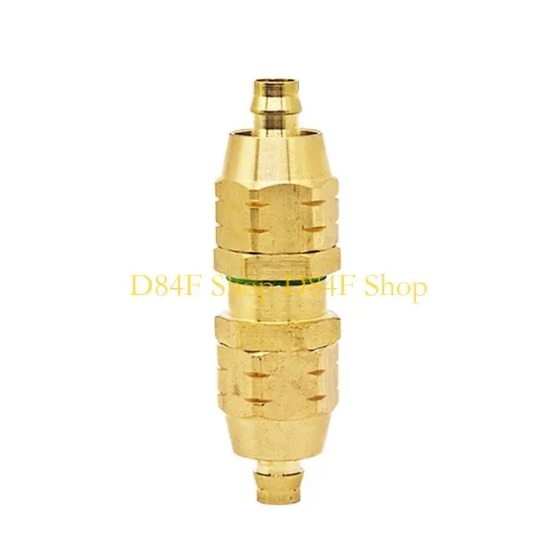 D84F Heavy Duty Copper Water Pipe Joint Sprayer Hose Adapter for Farm Equipment Maintenance Sprayer Systems Enhancement