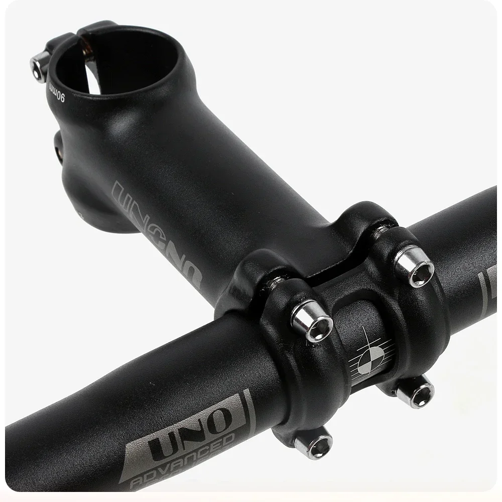 UNO Ultralight  7 Degree Bike Stem 25.4MM 60-130MM MTB Road Stem Bike 28.6 for Fork Mountain MTB Bicycle Kalloy Black Sliver