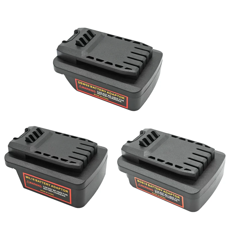 Adaptador de batería para Dewalt/Makita/Milwaukee, batería de litio de 18/20V, Compatible con artesanos/Stanley, herramientas eléctricas de batería de 18/20V
