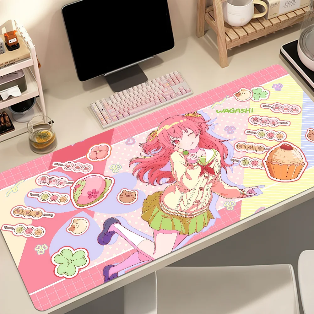 D-DDLC Project Sekai Birthday Mouse Pad Non-slip Thickened MousePad Student Cushion Large Writing Gaming Lockedge Office