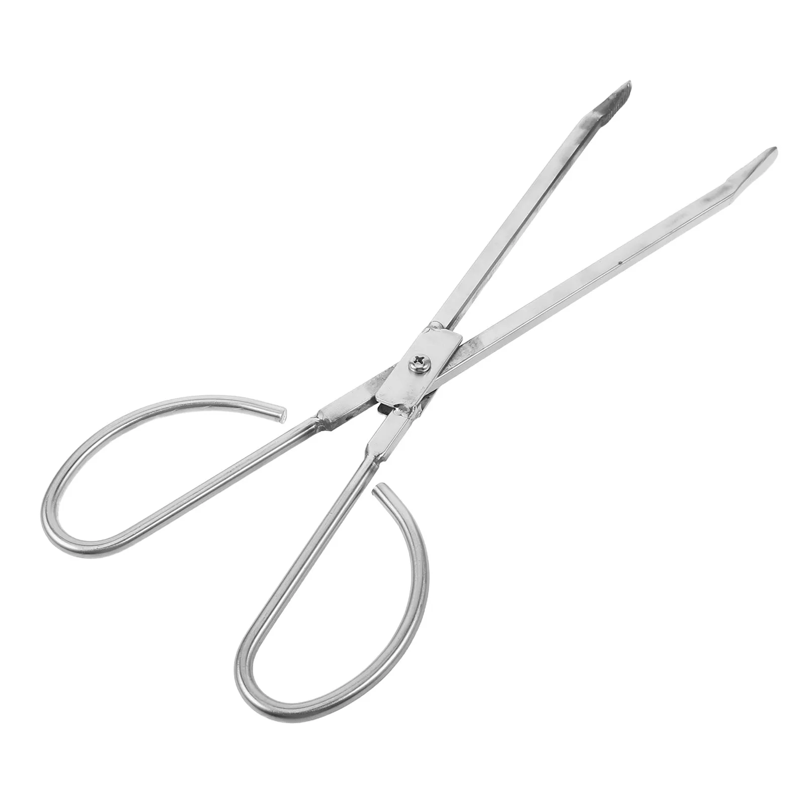 

Stainless Steel Fireplace Tongs 36Cm 14In Log Claw Grabber Fire Pit Coal Rake Bbq Ash Tool Patio Grill Campfire Poker