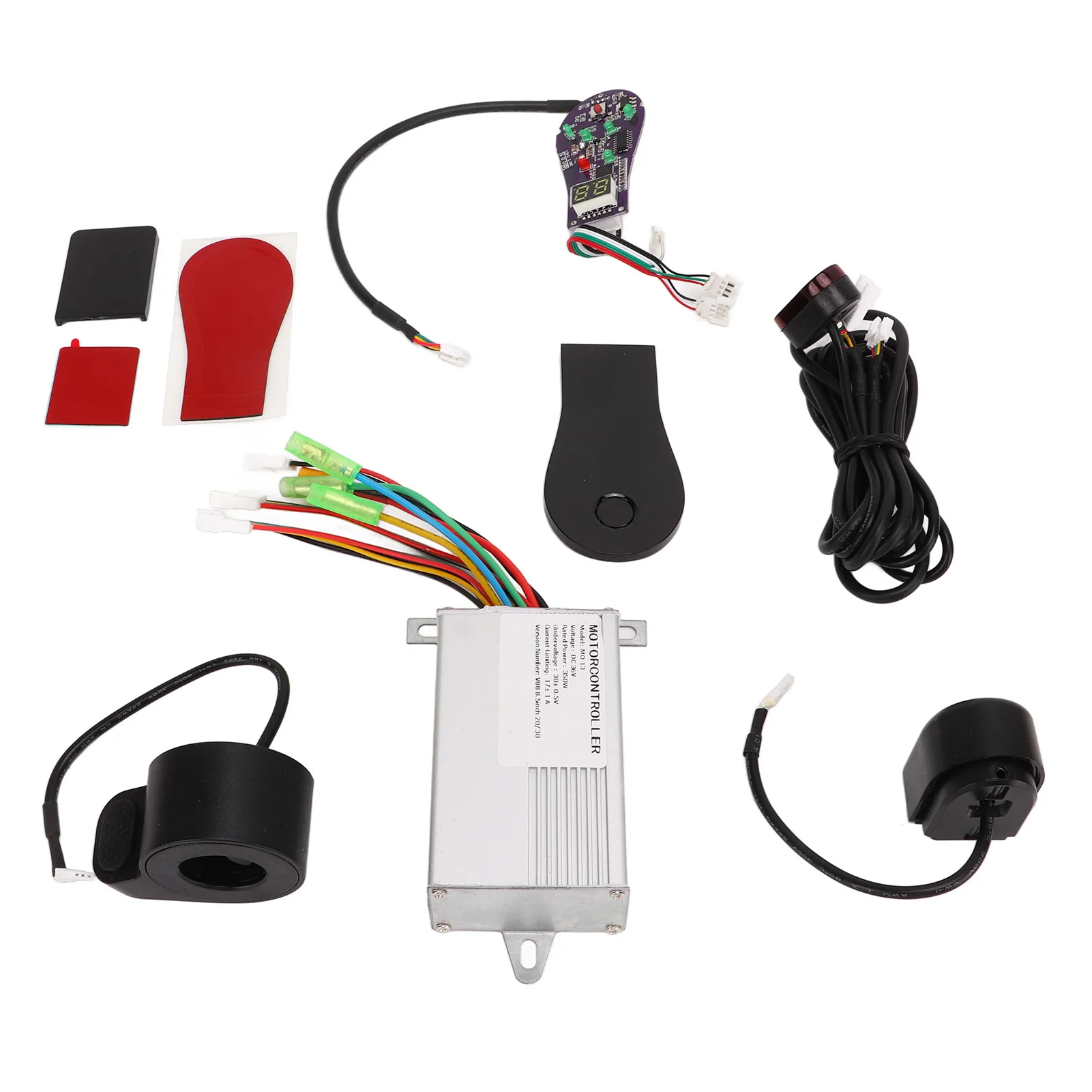 

36V 350W Controller Kit with Dashboard Thumb Throttle Electric Scooter Assembly Accessories Set