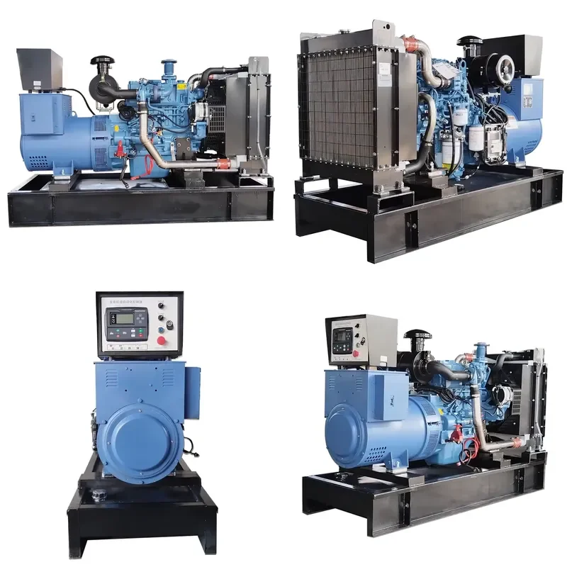 Hengli BC-50GF 50kW Open Frame Water Cooled Generator Set with Auto Start Remote Start ATS 90A 400V/230V 50/60Hz